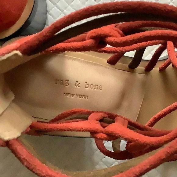 rag & bone Camille sandals Terracotta size 6 - Picture 9 of 16